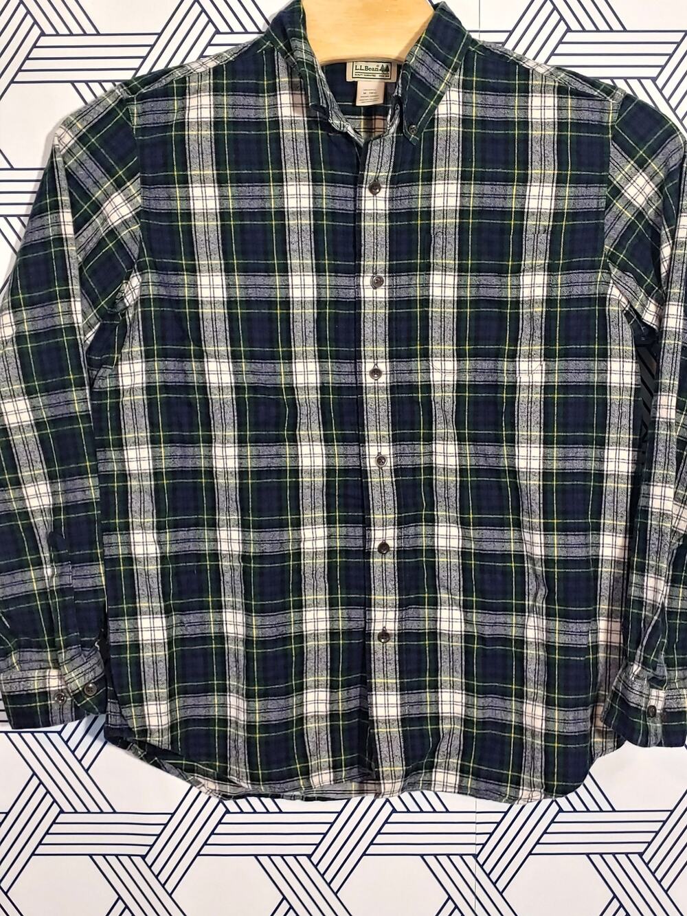 LL Bean Traditional Fit Flannel Size M